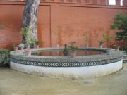Fuente en el alcazar de Sevilla
